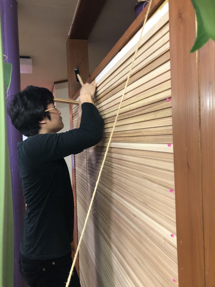 作業中