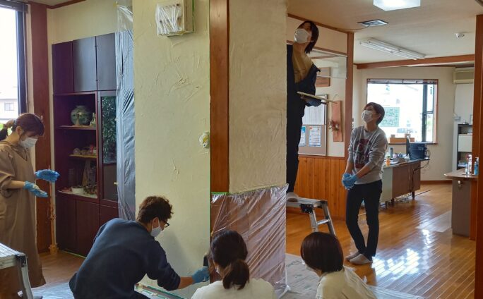 富山とく暮らす　塗り壁体験教室開催　６月１１日（土）１０時～１２時頃　　社屋にて