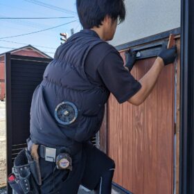 杉板外壁の貼りかえ