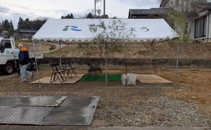 地鎮祭を執り行いました。